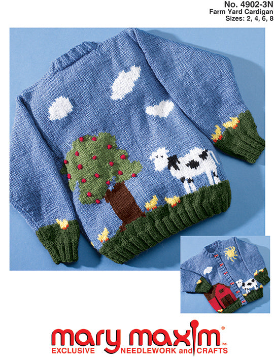 Modèle de cardigan de cour de ferme