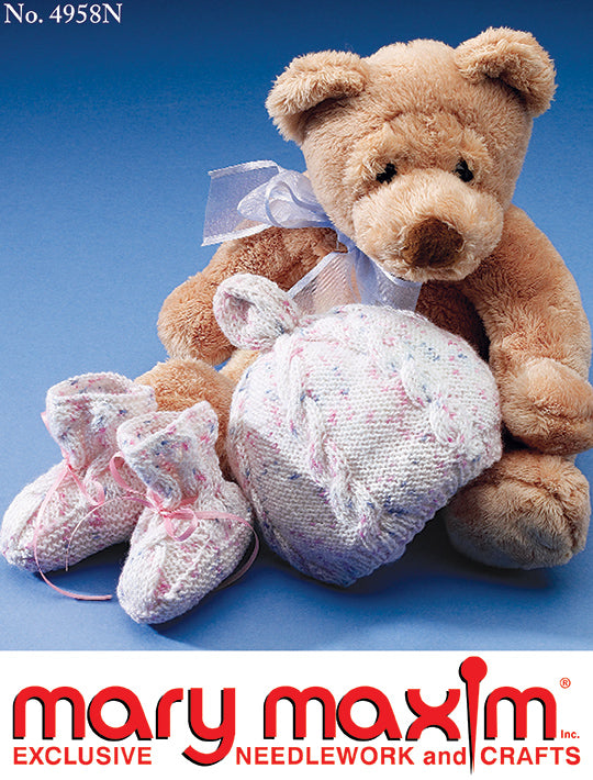 Bottines câblées et modèle de chapeau