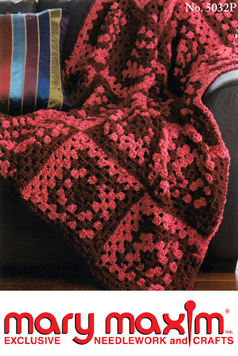 Modèle de couverture Granny Square gratuit