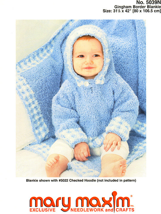 Modèle de couverture à bordure vichy