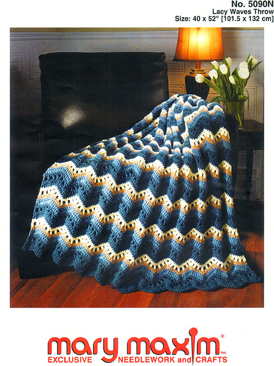 Lacy Waves Throw Pattern