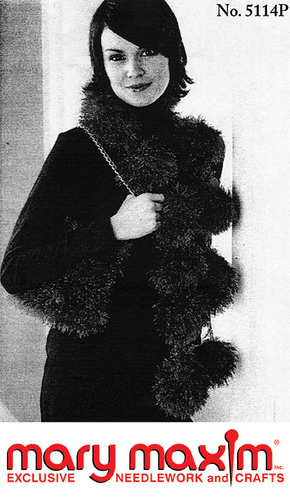 Modèle d'écharpe à pompons gratuit