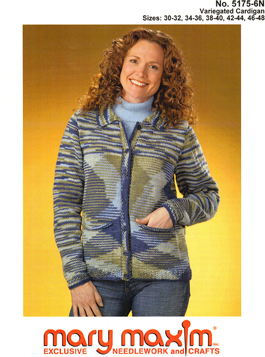 Modèle de cardigan panaché