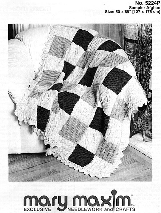 Sampler Afghan Pattern