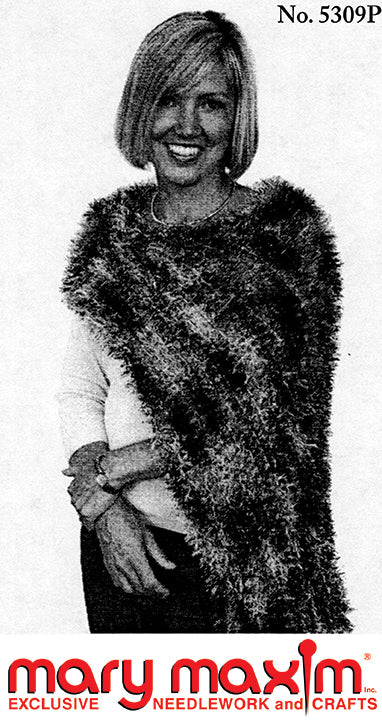 Modèle de poncho à franges