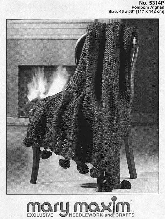 Pompom Afghan Pattern