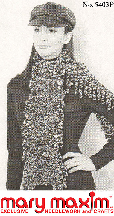 Modèle d'écharpe bouclée gratuit