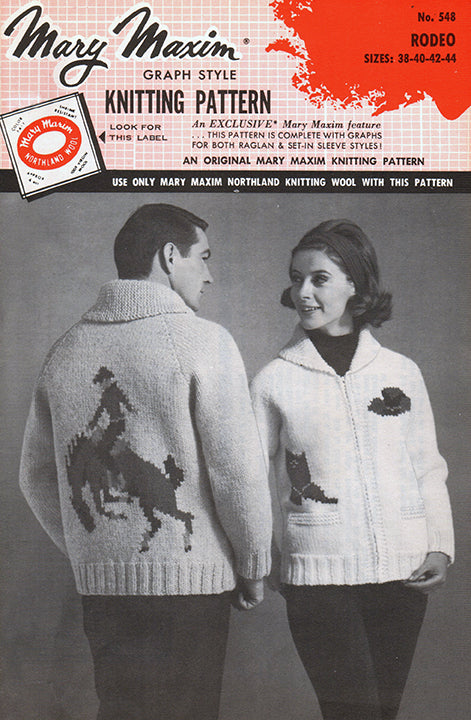 Rodeo Men's Cardigan Pattern