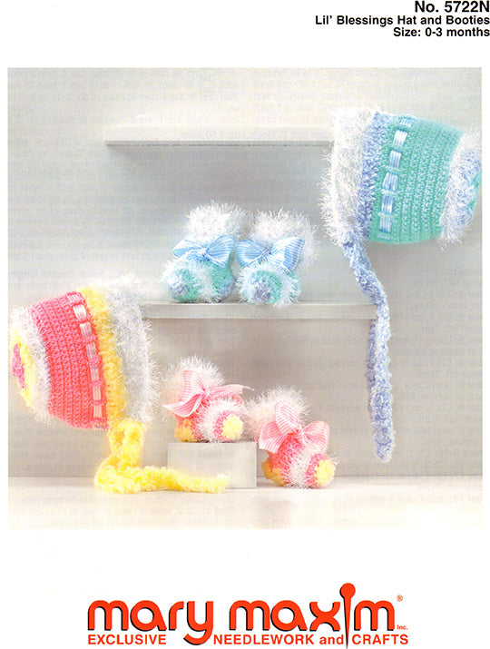 Modèle de chapeau et de chaussons Lil' Blessings