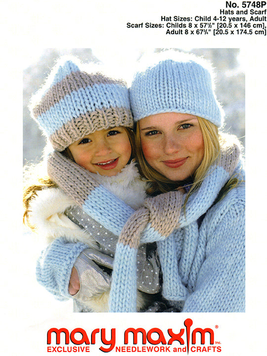 Modèle de chapeaux et d'écharpes gratuit