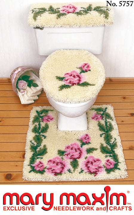 Perfectly Pink Bath Ensemble Pattern