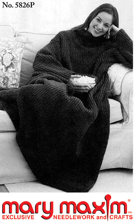 Modèle Wrap-ghan en tricot pour adulte