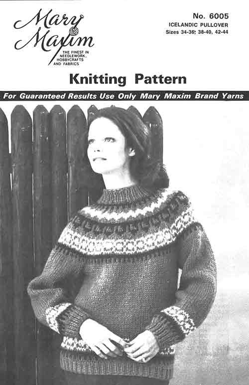 Icelandic Pullover Pattern