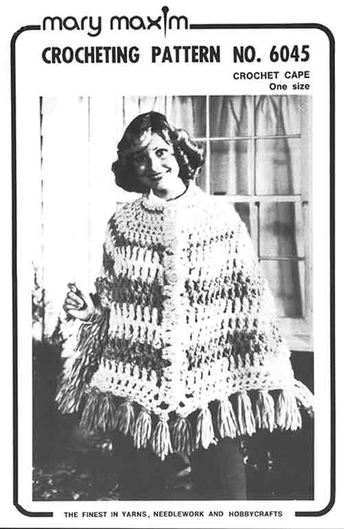 Modèle de cape au crochet