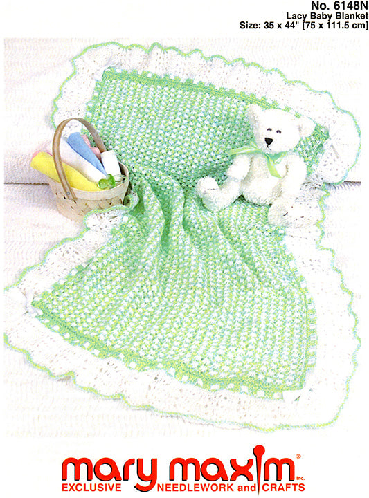 Modèle de couverture pour bébé en dentelle