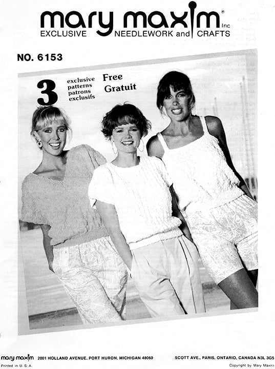 Free Three Pullovers Pattern