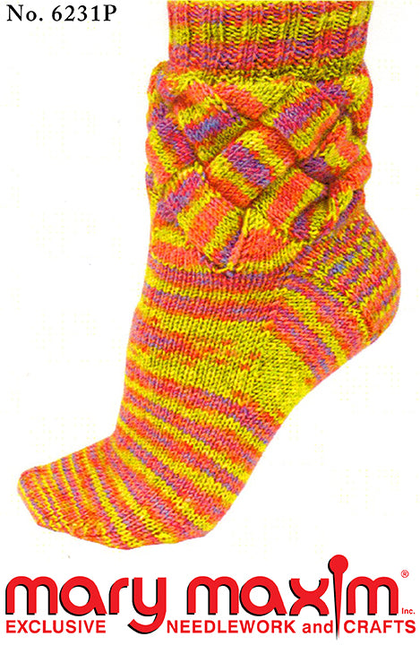 Patron Chaussettes Entrelac