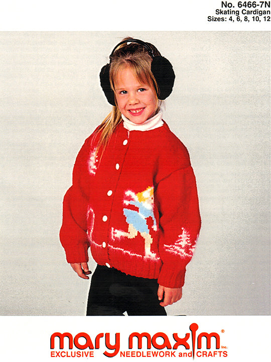 Patron de cardigan de patinage