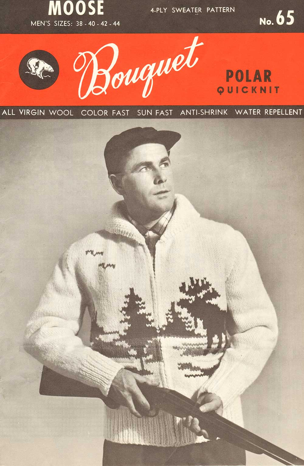Men's Moose Sweater Pattern