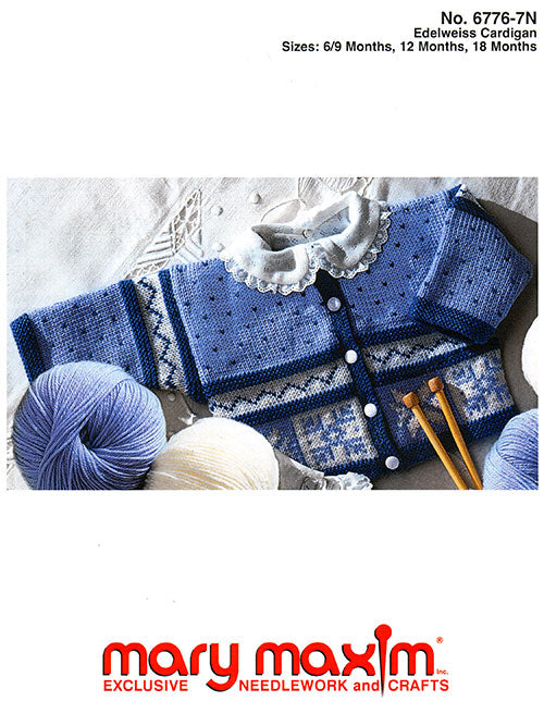 Modèle de cardigan Edelweiss