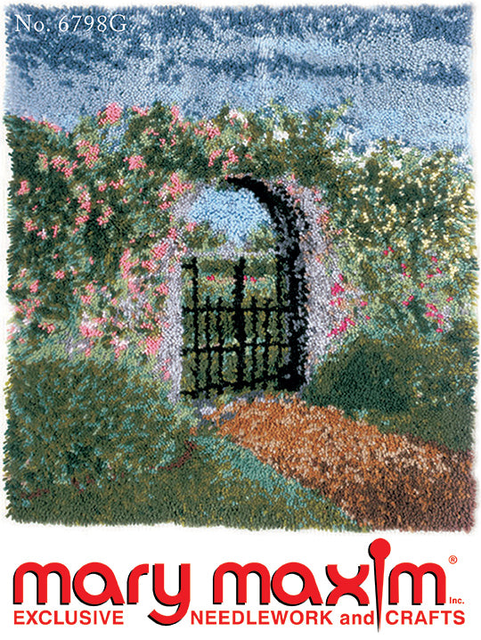 Modèle de tapis de porte de jardin