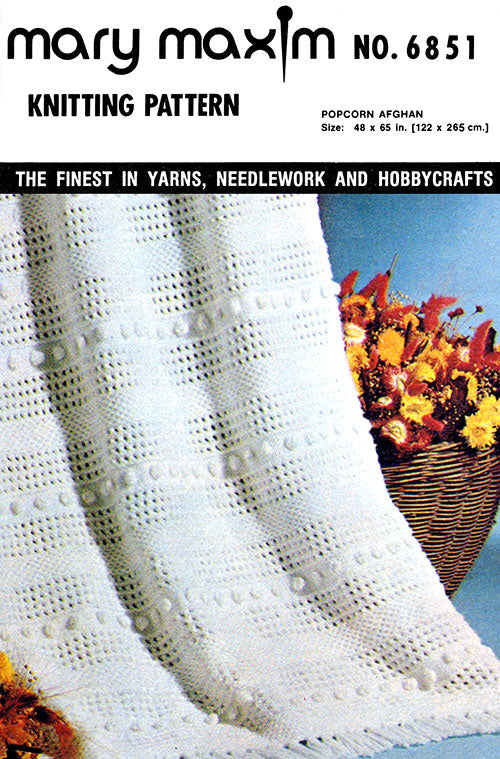 Modèle afghan de pop-corn