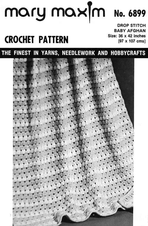 Modèle afghan de bébé de point de chute