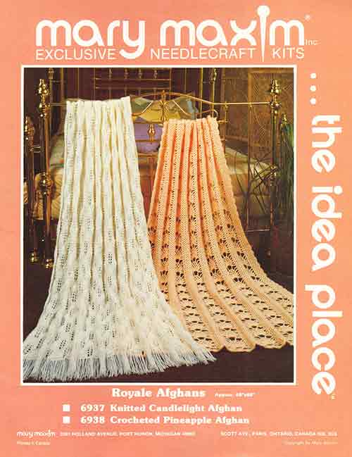 Modèle afghan d’ananas au crochet