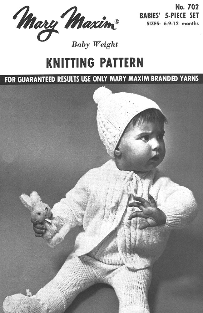 Patron Ensemble 5 Pièces Bébé
