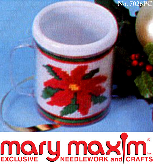 Poinsettia Mugs Pattern