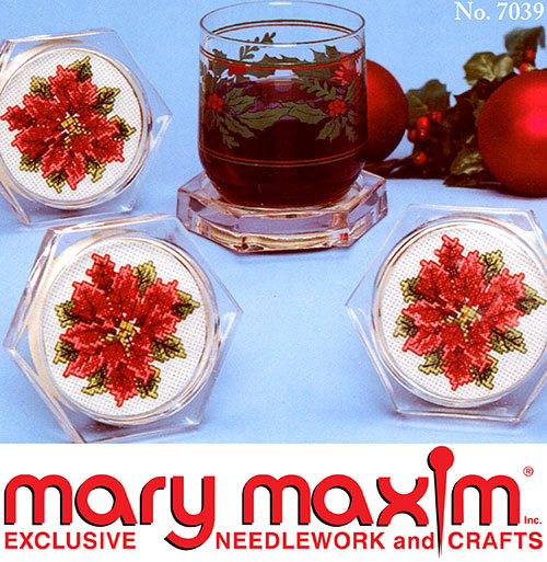 Poinsettia Coasters Pattern