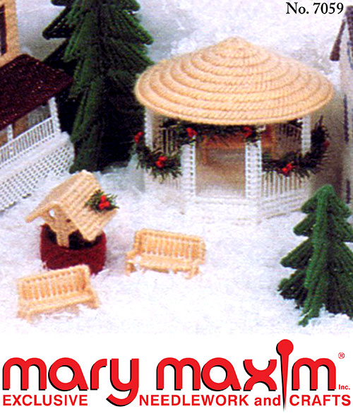 Modèle de belvédère et de puits à souhaits