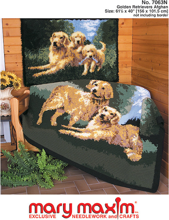 Modèle afghan de Golden Retrievers