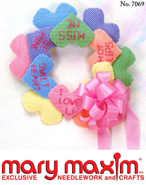 Heart Notes Wreath Pattern