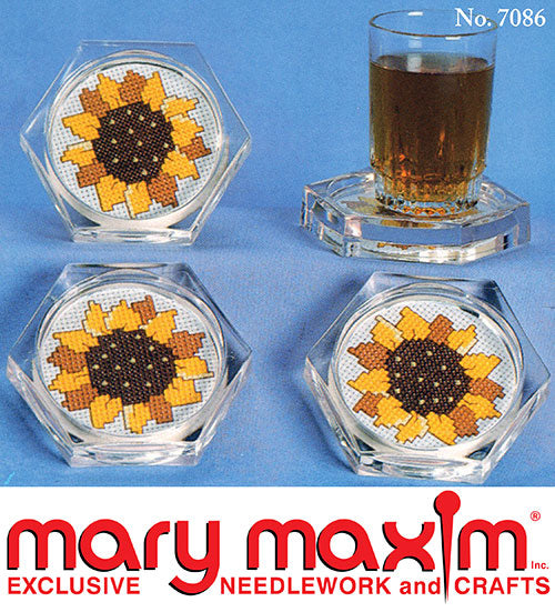 Sunflower Coasters Pattern