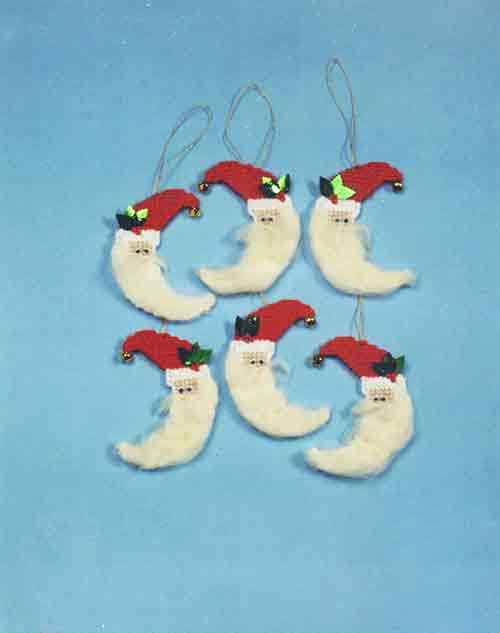Moon Santa's ornaments Pattern
