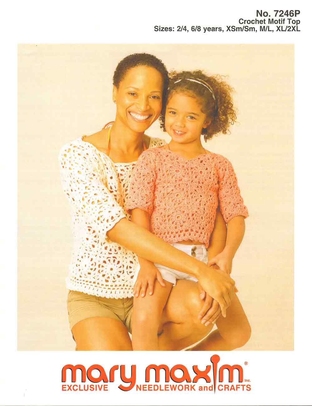 Modèle de haut à motif au crochet