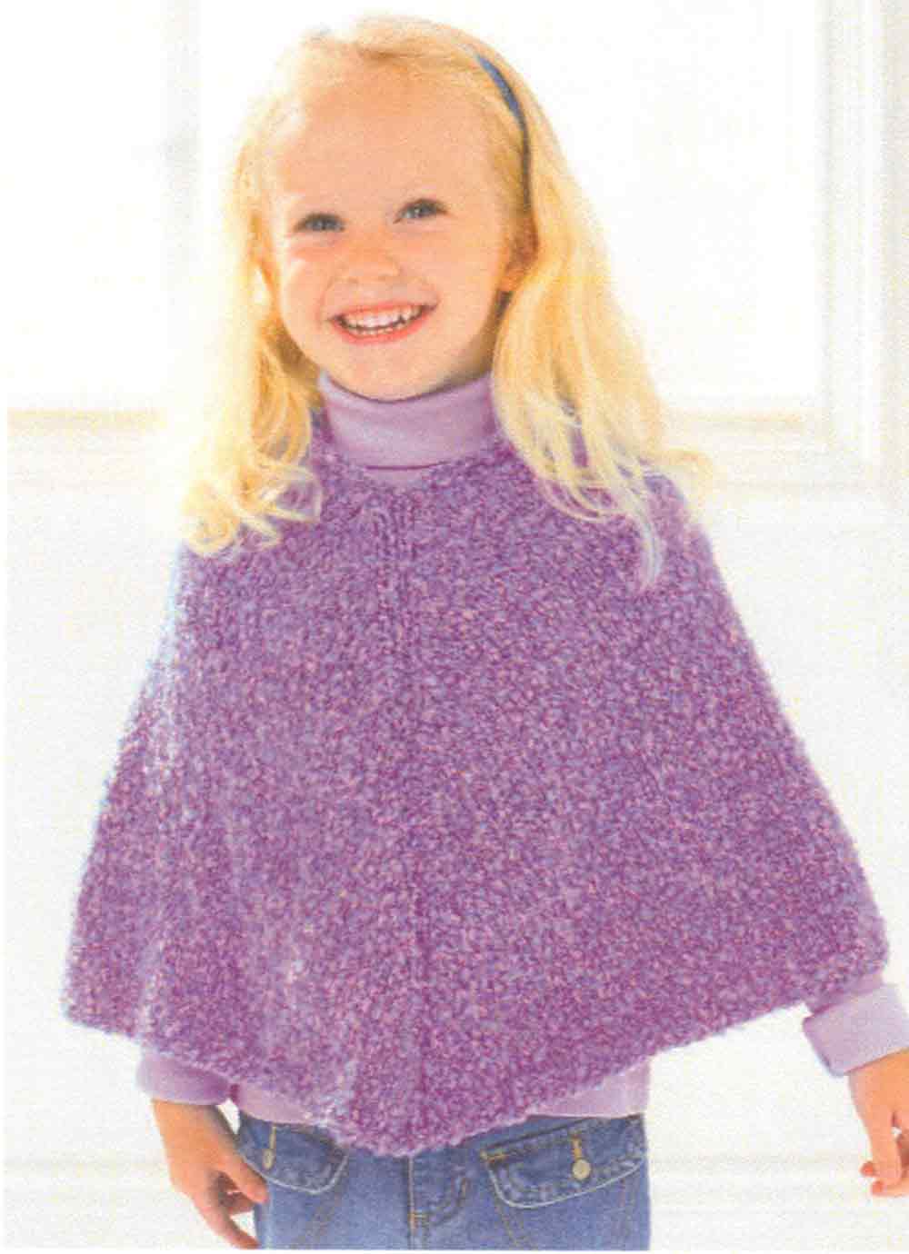 Easy Knit Poncho Pattern – Mary Maxim Ltd