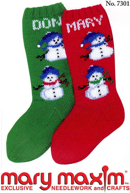 Snowman Stockings Pattern
