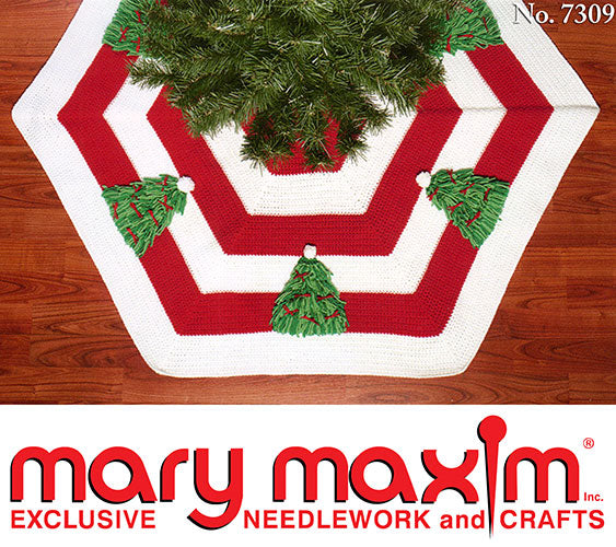 Shaggy Tree Skirt Pattern