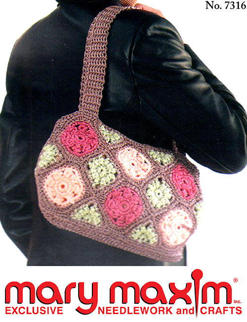 Crocheted Funky Motif Purse Pattern