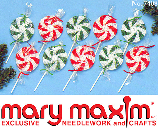 Starlight Mint Candy Suckers Pattern