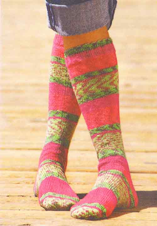 Knee Socks Pattern