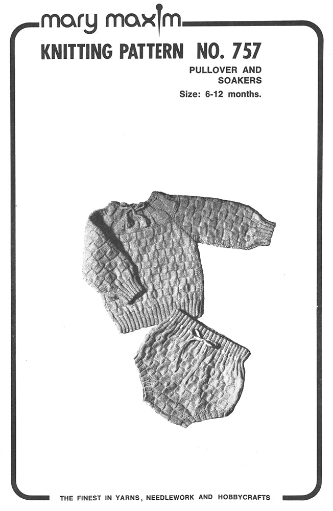 Pullover & Soakers Pattern