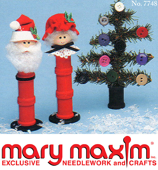 Santa, Mrs. Clause and Tree Pattern