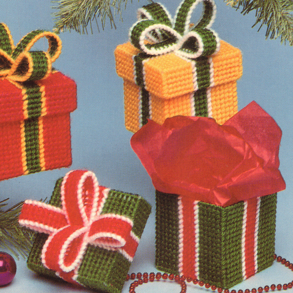 Modèle de paquets de toile en plastique