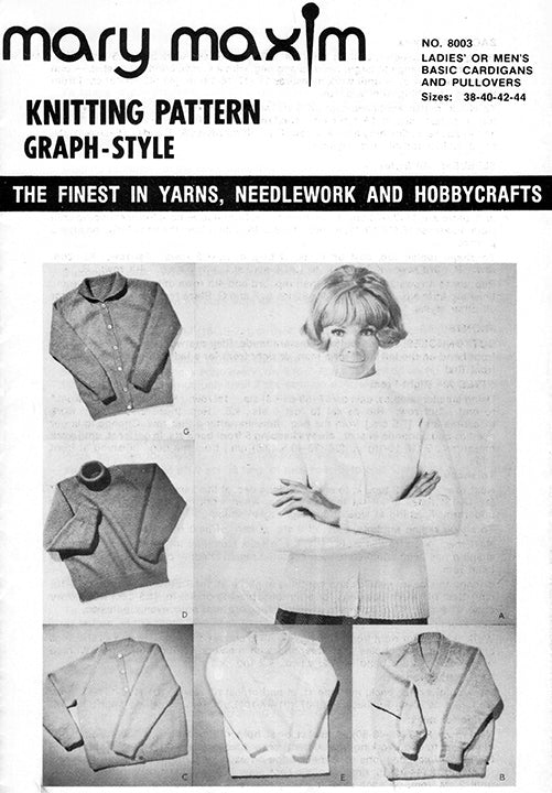 Patron de cardigans et pulls basiques pour femmes ou hommes