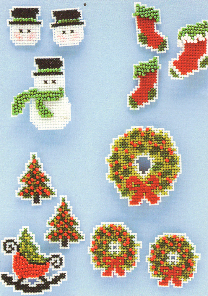 Needlepoint Earring and Pin Set Pattern