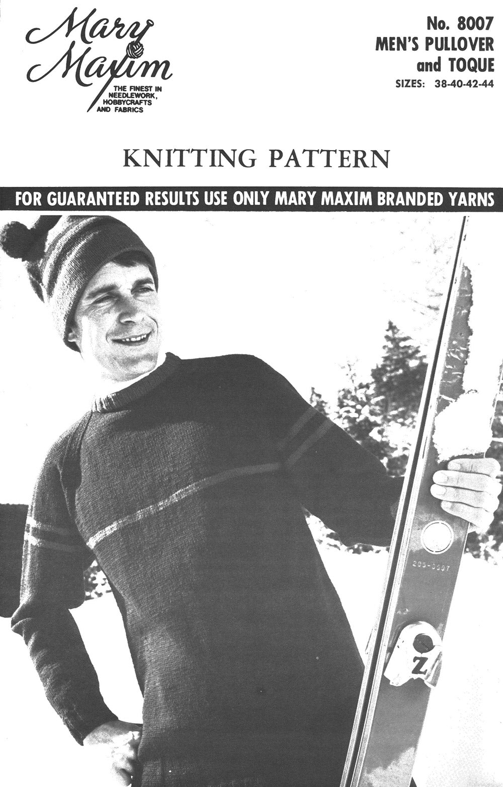 Men's Pullover & Toque Pattern