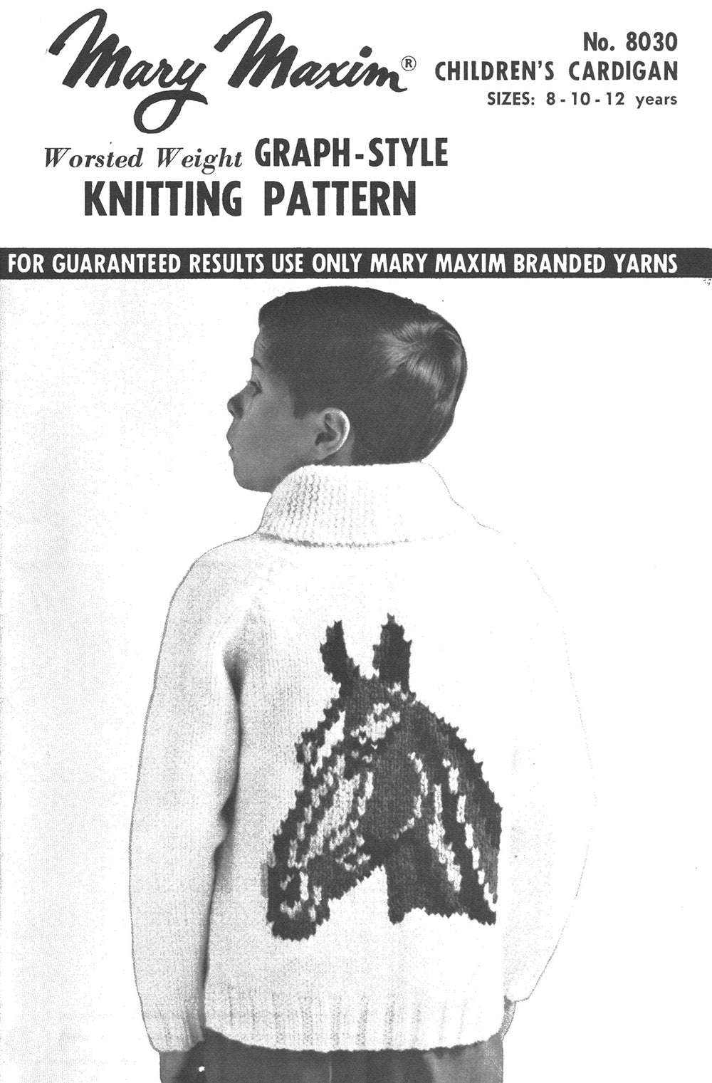Children's Horse Cardigan Pattern